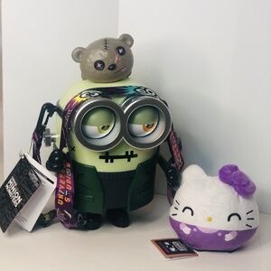 Minion Popcorn Bucket & Teeturtle Plushie